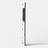 Pink Heart Blumen Petals Case-Mate iPhone Hülle (Rückseite / Links)