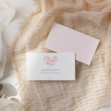 Pink Heart Bow Custom Baby Dusche Windeln Raffel