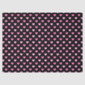 Pink Heart Breast Cancer Awareness Pattern Seidenpapier (Vorderseite)