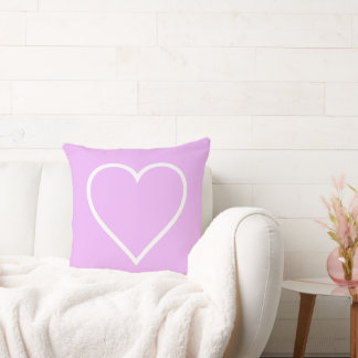 Pink Heart Cushion Kissen