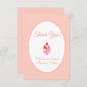 Pink Heart Danke (Vorne/Hinten)