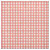 Pink Heart Gingham  Stoff (Muster)