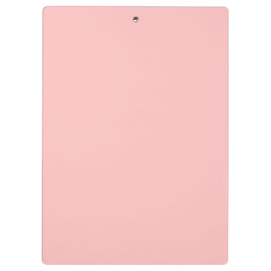 Pink Heart Gradient Pattern – Cute Girly Love Klemmbrett (Rückseite)