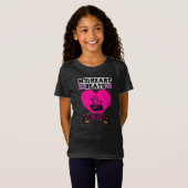 Pink Heart Idol singt KPop Music Liebe Design T-Shirt (Vorne ganz)