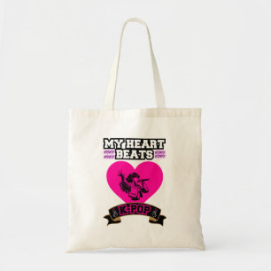 Pink Heart Idol singt KPop Music Liebe Design Tragetasche