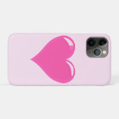Pink Heart iPhone Case (Rückseite (Horizontal))