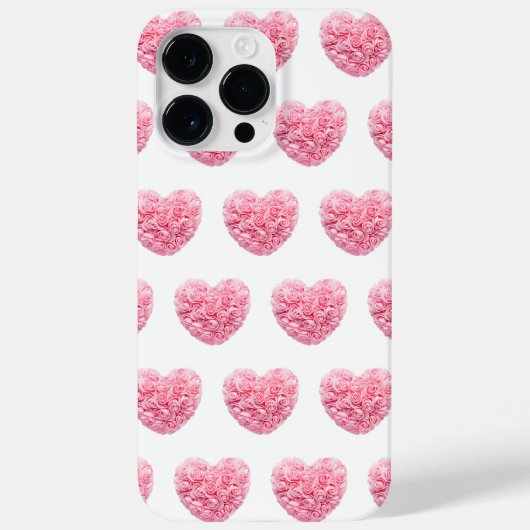 Pink Heart iPhone Case (Rückseite)