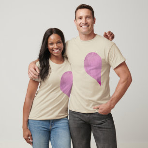 PINK HEART LEFT -.png T-Shirt