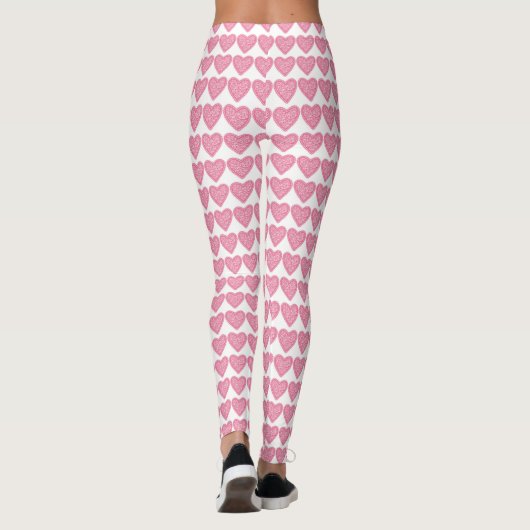Pink Heart Leggings (Rückseite)