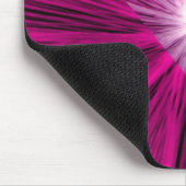 Pink Heart 'Liebe and kisses' mousepad (Ecke)