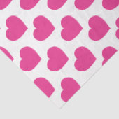Pink Heart Modern Sweet Love Notes Fun Seidenpapier (Ausschnitt)