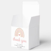 Pink Heart Niedlich Girl Boho Rainbow Baby Dusche Geschenkschachtel (Geöffnet)