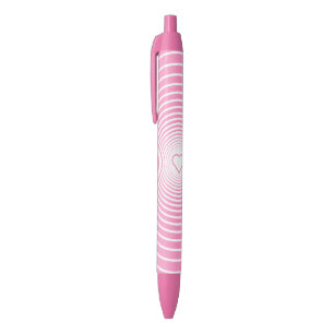 Pink Heart Pen - Farben auswählen Kugelschreiber