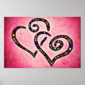 Pink Heart Poster (Vorne)