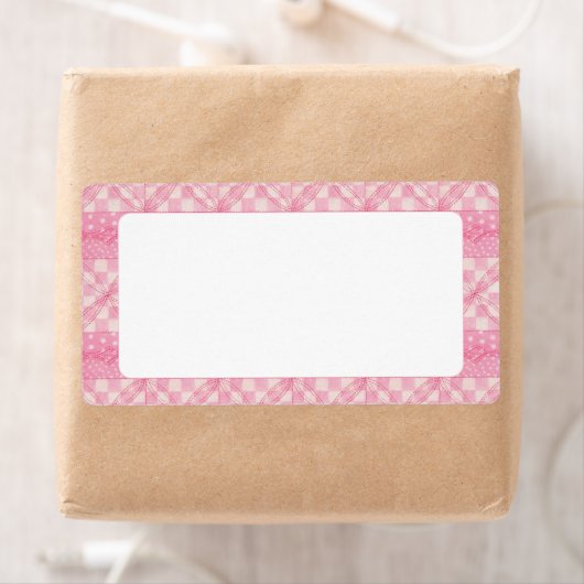 PINK HEART QUILT 2"x3,75"-Labels (Insitu)