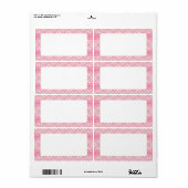 PINK HEART QUILT 2"x3,75"-Labels (Vorne)