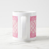 PINK HEART QUILT Big White Tasse (Rückseite)