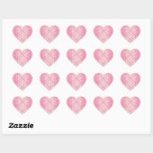 PINK HEART QUILT Heart Stickers (Blatt)
