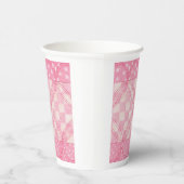 PINK HEART QUILT Paper Cups Pappbecher (Rechts)