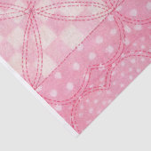 PINK HEART QUILT Tissue Seidenpapier (Detail)