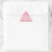 PINK HEART QUILT Triangle Stickers (Tasche)
