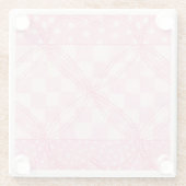 PINK HEART QUILT Untersetzer / Pink (Rückseite)