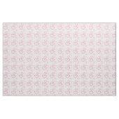 Pink Heart Shapes Pattern Stoff (Yard (91,4 cm))