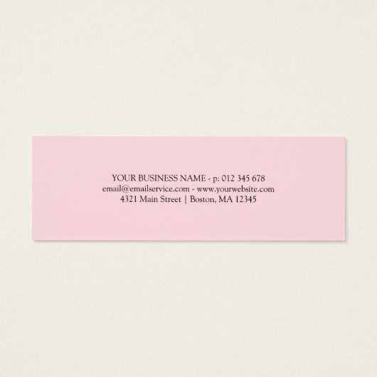 Pink Heart verpackt mit Liebe Danke (Rückseite)