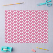 Pink Heart Wedding Tissue for Favorites Seidenpapier (Basteln)