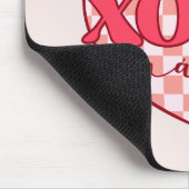 Pink Heart Xoxo Hugs und Kisses Mousepad (Ecke)