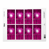 Pink Heart "Your Text"-Label (Vorne)