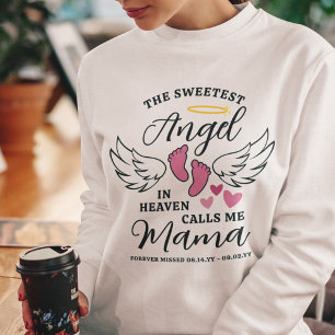 PInk Hearts Angel nennt mich Mama Verlust der Toch T-Shirt