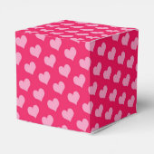 Pink Hearts Bevorzugung Box Geschenkschachtel (Rückseite)