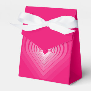 Pink Hearts Bevorzugung Box Geschenkschachtel