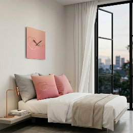 Pink Hearts Home Pillow Kissen