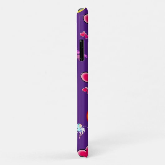 Pink Hearts iPhone Case (Hinten/Rechts)