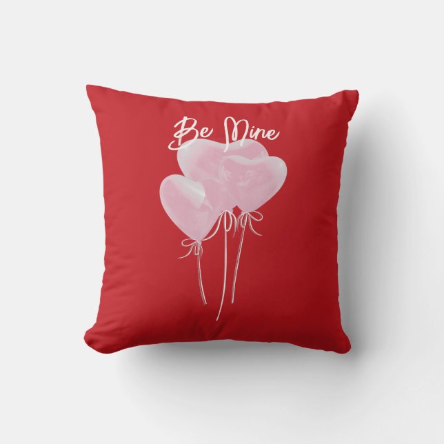 Pink Hearts Kissen (Vorderseite)