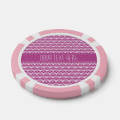 Pink Hearts kundenspezifische Poker Chips (Einzeln)