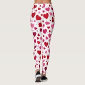 Pink Hearts Leggings - Frauenfashion - Kampfpatt (Rückseite)