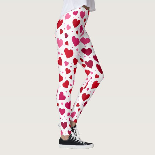 Pink Hearts Leggings - Frauenfashion - Kampfpatt (Rechts)