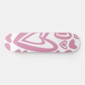 Pink Hearts Muster #1 #Liebe #decor #art Skateboard (Horizontal)