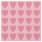 Pink Hearts Pattern Stoff (Nahaufnahme)