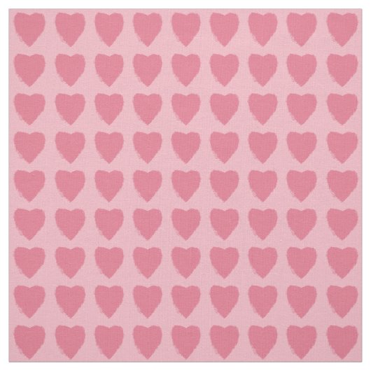 Pink Hearts Pattern Stoff (Muster)