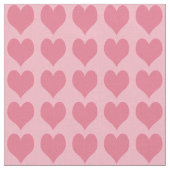 Pink Hearts Pattern Stoff (Nahaufnahme)