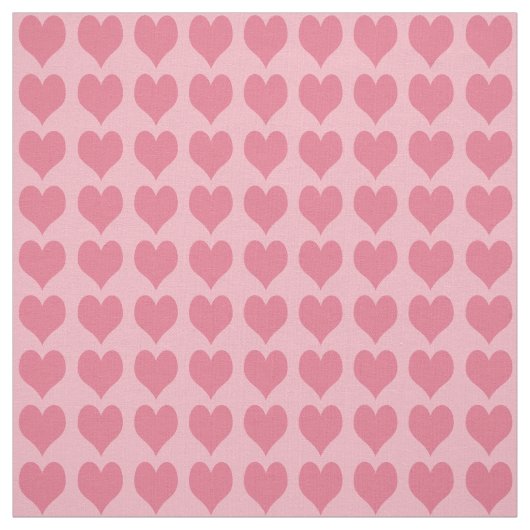 Pink Hearts Pattern Stoff (Muster)
