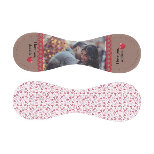 Pink Hearts Pattern Valentinstag Baseball (Paneele)