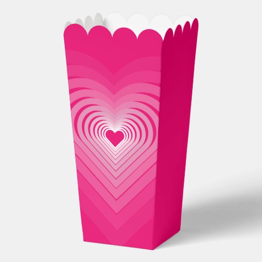 Pink Hearts Popcorn Box Geschenkschachtel (Rückseite)