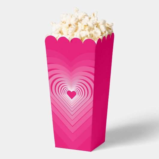 Pink Hearts Popcorn Box Geschenkschachtel (Geplatzt)