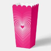 Pink Hearts Popcorn Box Geschenkschachtel (Vorderseite)