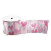 Pink Hearts Satinband (Spule)